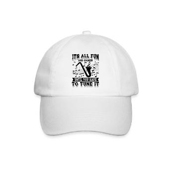 Saxophoniste Saxophoniste Saxophoniste - Casquette classique - blanc/blanc - Devant