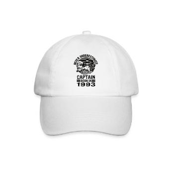 Never Underestimate Captain né en 1993 - Casquette classique - blanc/blanc - Devant