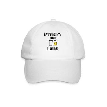 Cybersecurity - IT-Sicherheit Informatiker - Baseballkappe - Weiß/Weiß - Vorne