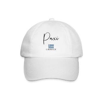 Vacances du drapeau de la Grèce - Islande Paxi - Casquette classique - blanc/blanc - Devant