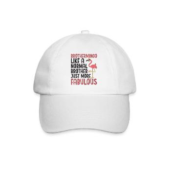 Brothermingo Normal Frère Flamant Rose - Casquette classique - blanc/blanc - Devant