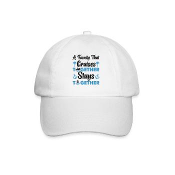 Croisière Vacances Famille A - Casquette classique - blanc/blanc - Devant