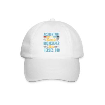 Accountant Bookkeeper Accounting - Baseball Cap - white/white - Front
