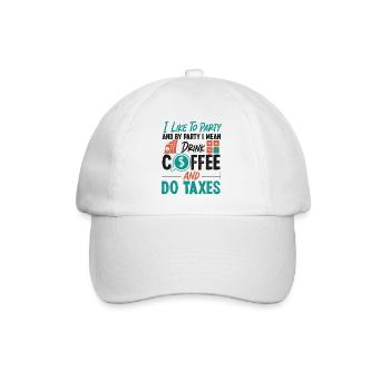 Comptable Comptable Comptable - Casquette classique - blanc/blanc - Devant