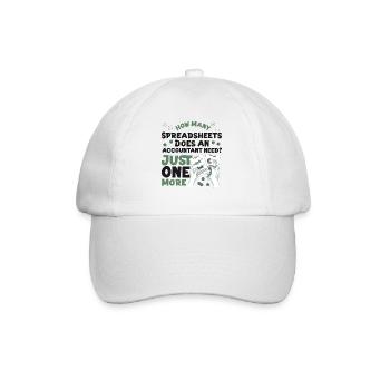 Accountant Bookkeeper Accounting - Baseballkappe - Weiß/Weiß - Vorne