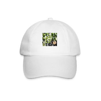 Végétalien - Casquette classique - blanc/blanc - Devant
