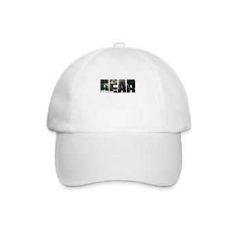 Bear - Baseball Cap - white/white - Front