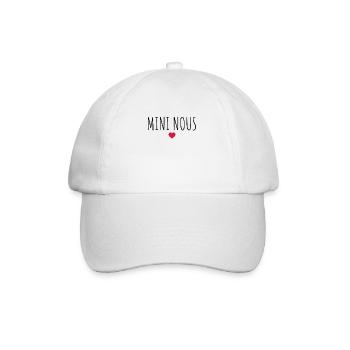 Naissance , Bébé , Papa , Maman - Casquette classique - blanc/blanc - Devant