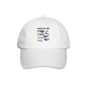 Les baleines du monde - Casquette classique - blanc/blanc - Devant