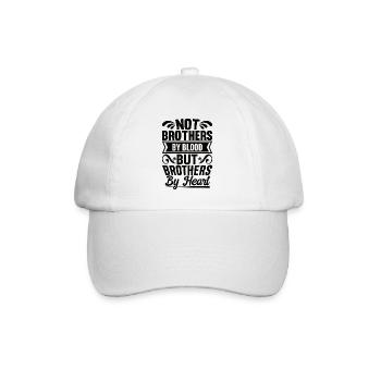 Bruderherz Beste Freunde Bruder Geschenkidee - Baseballkappe - Weiß/Weiß - Vorne