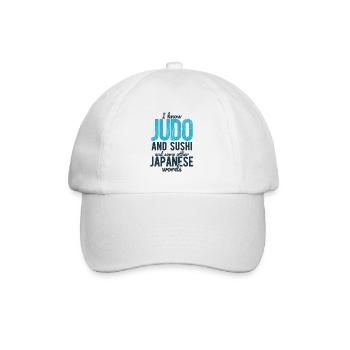 Japanischer Kampfsport Judo - Baseballkappe - Weiß/Weiß - Vorne