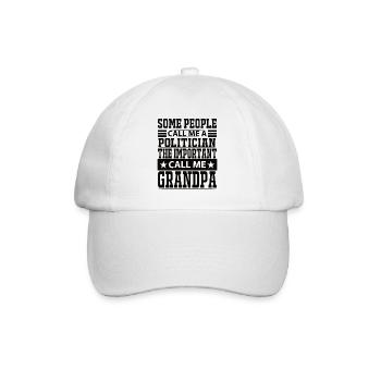 Politician Politician Grandfather Mayor Grandpa - Baseball Cap - white/white - Front