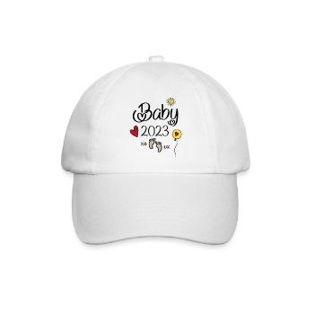 Bébé 2023 - Casquette classique - blanc/blanc - Devant