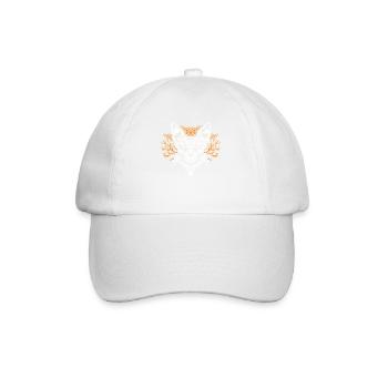 Goth Cat Concerts Festivals Heavy Black Metal - Baseball Cap - white/white - Front