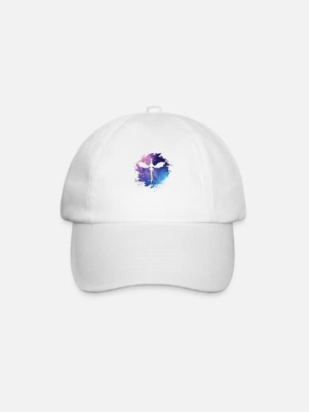 Signe du zodiaque de la tache du dragon - Casquette classique - blanc/blanc