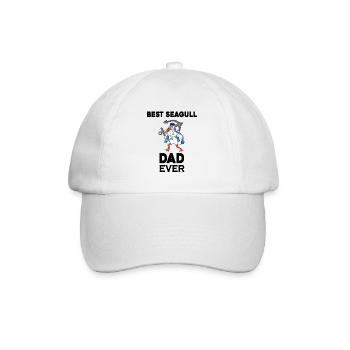 Daddy Daddy North Sea Best Seagull Dad - Baseball Cap - white/white - Front