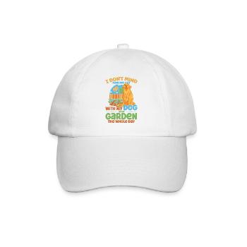 Hobby Gardener Chiens Jardinage Cadeau - Casquette classique - blanc/blanc - Devant