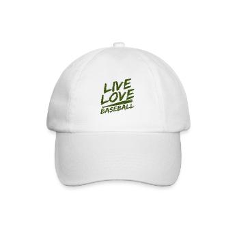 Baseball - Baseballkappe - Weiß/Weiß - Vorne