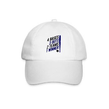 Baseball - Baseballkappe - Weiß/Weiß - Vorne