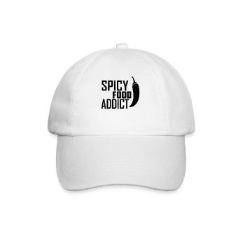 Spicy food spices chilli pepper spicy food - Baseball Cap - white/white - Front