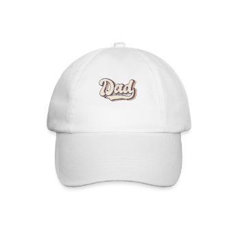 Retro Vintage Daddy 60s 70s 80s 90 Party Costume - Baseball Cap - white/white - Front