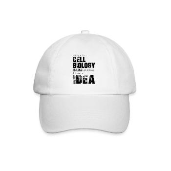 Cell biology - Baseball Cap - white/white - Front