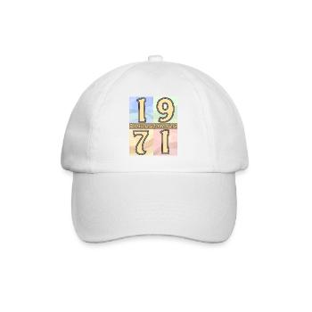 BIRTHDAY YEAR 1971 - Baseball Cap - white/white - Front