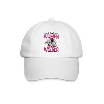 Welder Welding Wife Marriage - Baseballkappe - Weiß/Weiß - Vorne