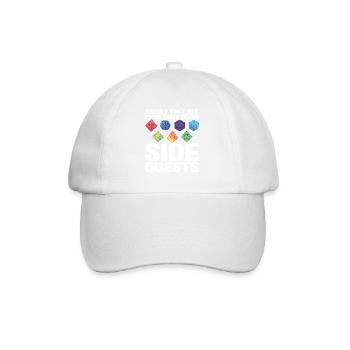 Pen and Paper for RPG Gaming Father - Baseball Cap - white/white - Front