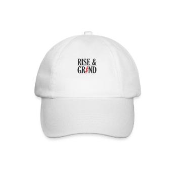 Rise and Grind Jogging Fitness Sports Running - Casquette classique - blanc/blanc - Devant