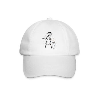 Design PMN - Casquette classique - blanc/blanc - Devant