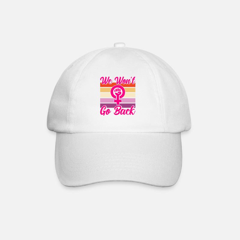 Gleichberechtigung der Geschlechter Feminismus Rec - Baseballkappe - Weiß/Weiß
