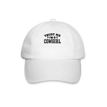 Cowboy - Baseballkappe - Weiß/Weiß - Vorne