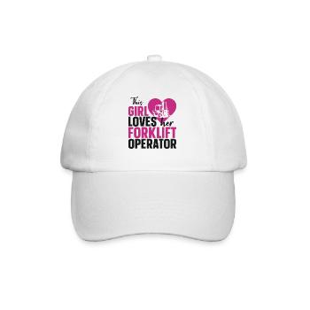 Certified Forklift Truck Operator - Baseballkappe - Weiß/Weiß - Vorne