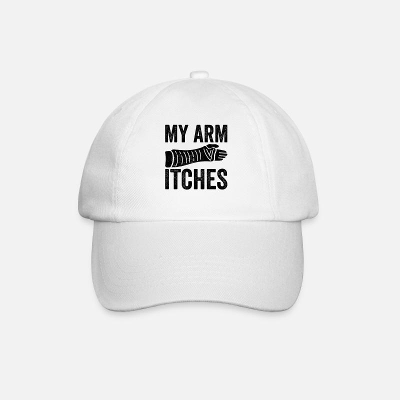 Bras cassé - Casquette classique - blanc/blanc