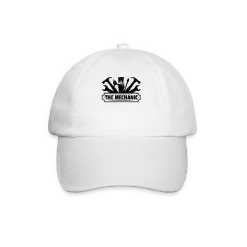 Mechanic Technician Craftsman Garage Car Hobbyist - Baseball Cap - white/white - Front