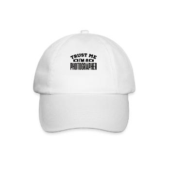 Photography Camera Photographer Retro Camera Photography - Baseball Cap - white/white - Front