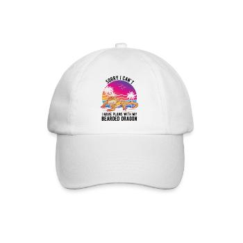 Dragon barbu disant Dragon barbu - Casquette classique - blanc/blanc - Devant