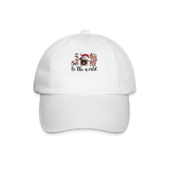 Pug Christmas Gifts Pug Xmas Party Pug Lover - Baseballkappe - Weiß/Weiß - Vorne