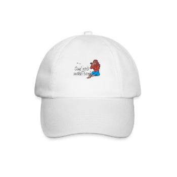 Cool girls watch birds - Girls Bird Watching - Baseball Cap - white/white - Front