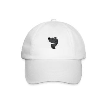 Kawaii Black Molly - Baseball Cap - white/white - Front
