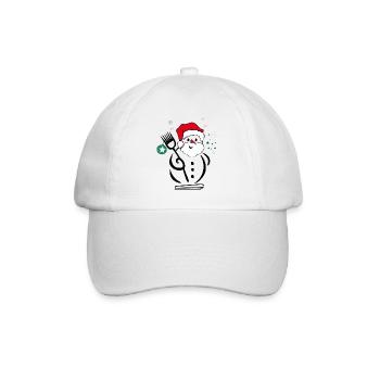 Bonhomme de neige, Père Noël - Casquette classique - blanc/blanc - Devant