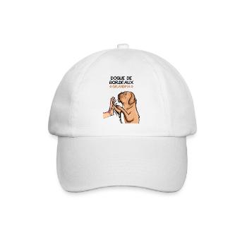 Dogue de Bordeaux Dogue Chiens Grand-mère - Casquette classique - blanc/blanc - Devant