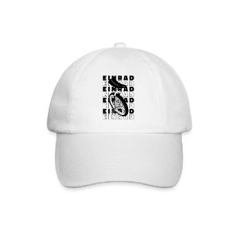 Unicycle Unicyclist Unicycle Unicycle - Baseball Cap - white/white - Front