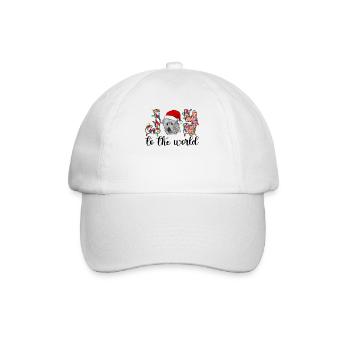 Great Pyrenees Weihnacht Goldener Hunde Geschenk - Baseballkappe - Weiß/Weiß - Vorne