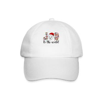Westie Christmas Golden Dog Gift - Baseball Cap - white/white - Front