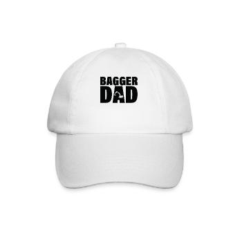 Job - Bagger Dad - Baseballkappe - Weiß/Weiß - Vorne