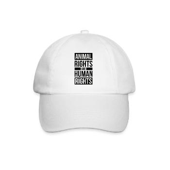 Bien-être animal Conservation de la nature Respecter les droits des animaux - Casquette classique - blanc/blanc - Devant