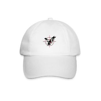 Eagle Hunting - Baseball Cap - white/white - Front