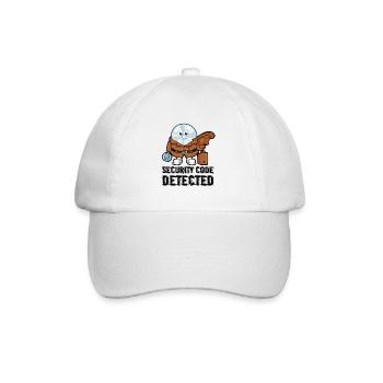 Network And Computer Security Hard Disc Detective - Baseball Cap - white/white - Front